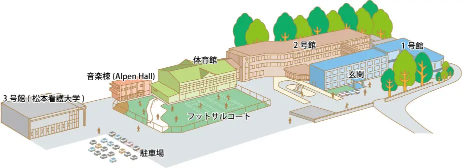 校舎イラスト